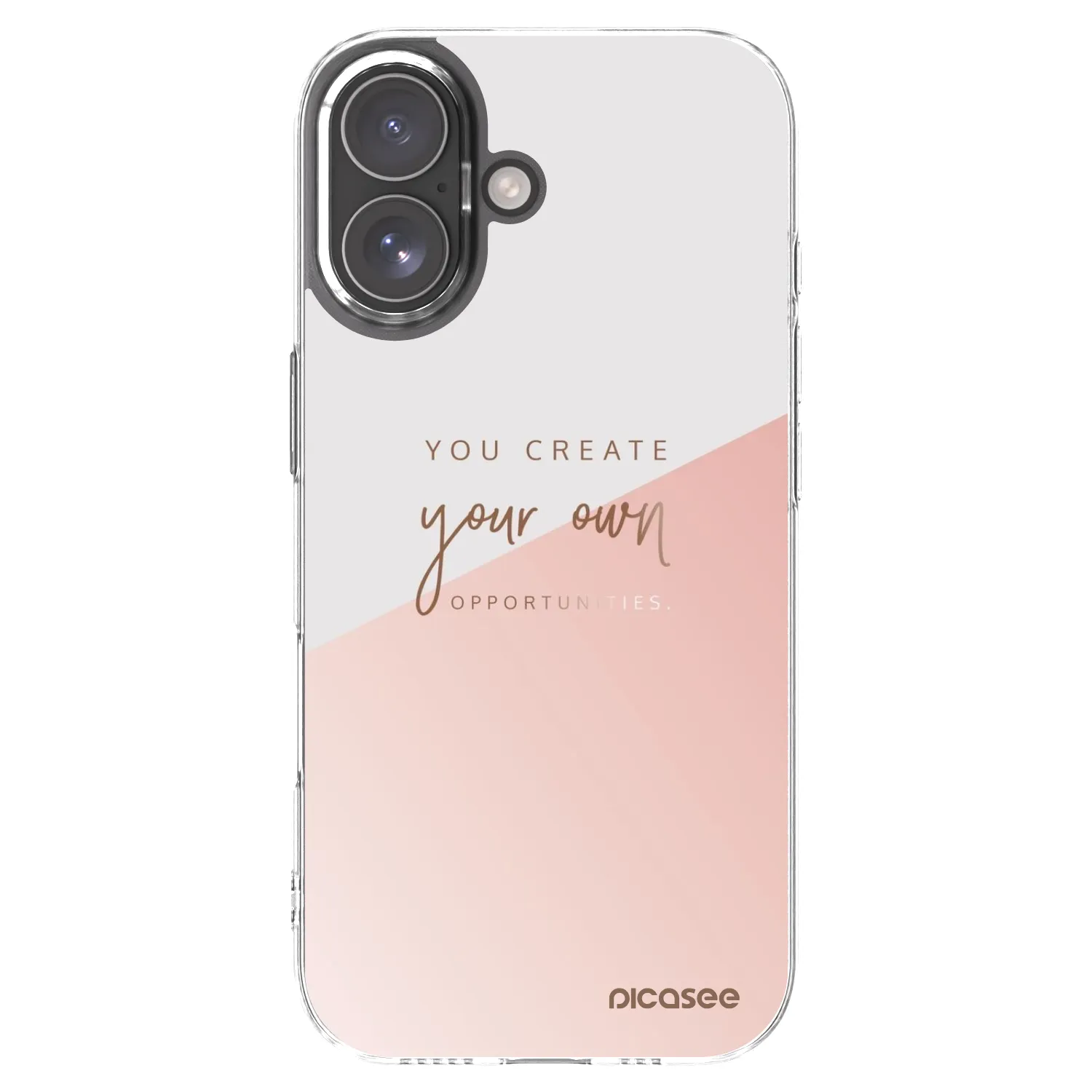 Picasee silikonski prozorni ovitek za Apple iPhone 17 - You create your own opportunities