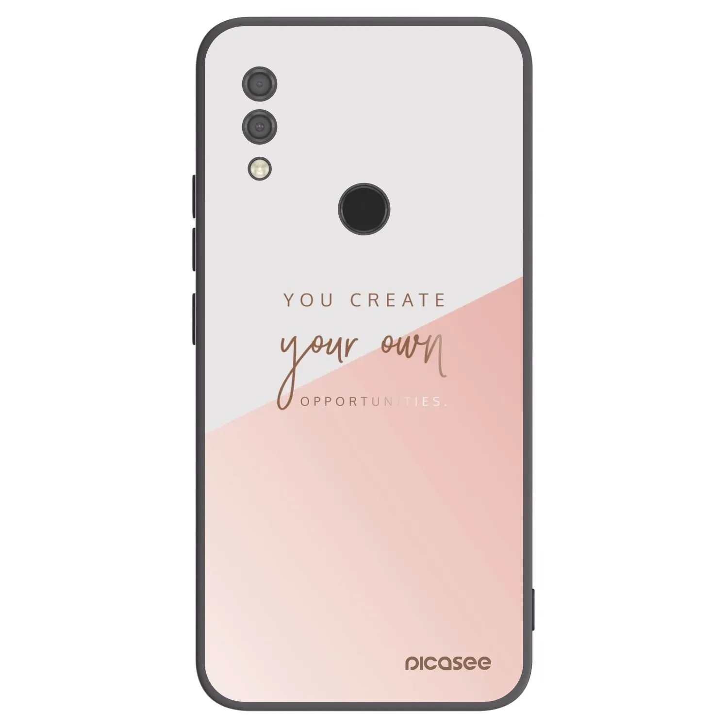 Picasee silikonski črni ovitek za Xiaomi Redmi 7 - You create your own opportunities