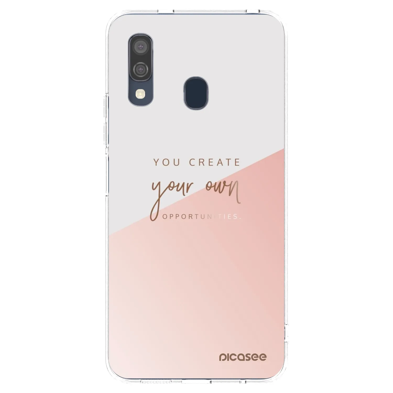 Picasee silikonski prozorni ovitek za Samsung Galaxy A40 A405F - You create your own opportunities