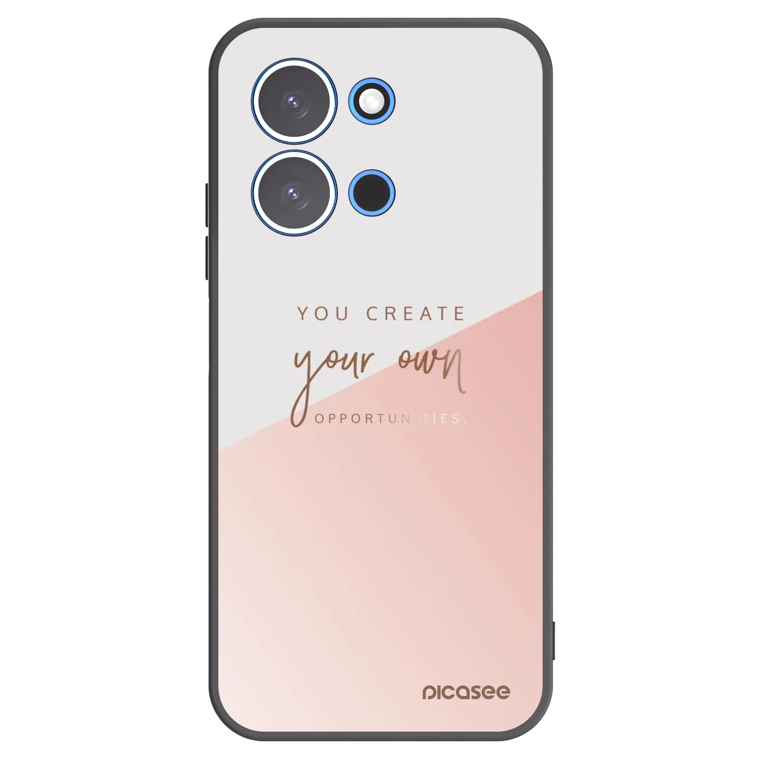 Picasee silikonski črni ovitek za Xiaomi Redmi 15C 4G - You create your own opportunities