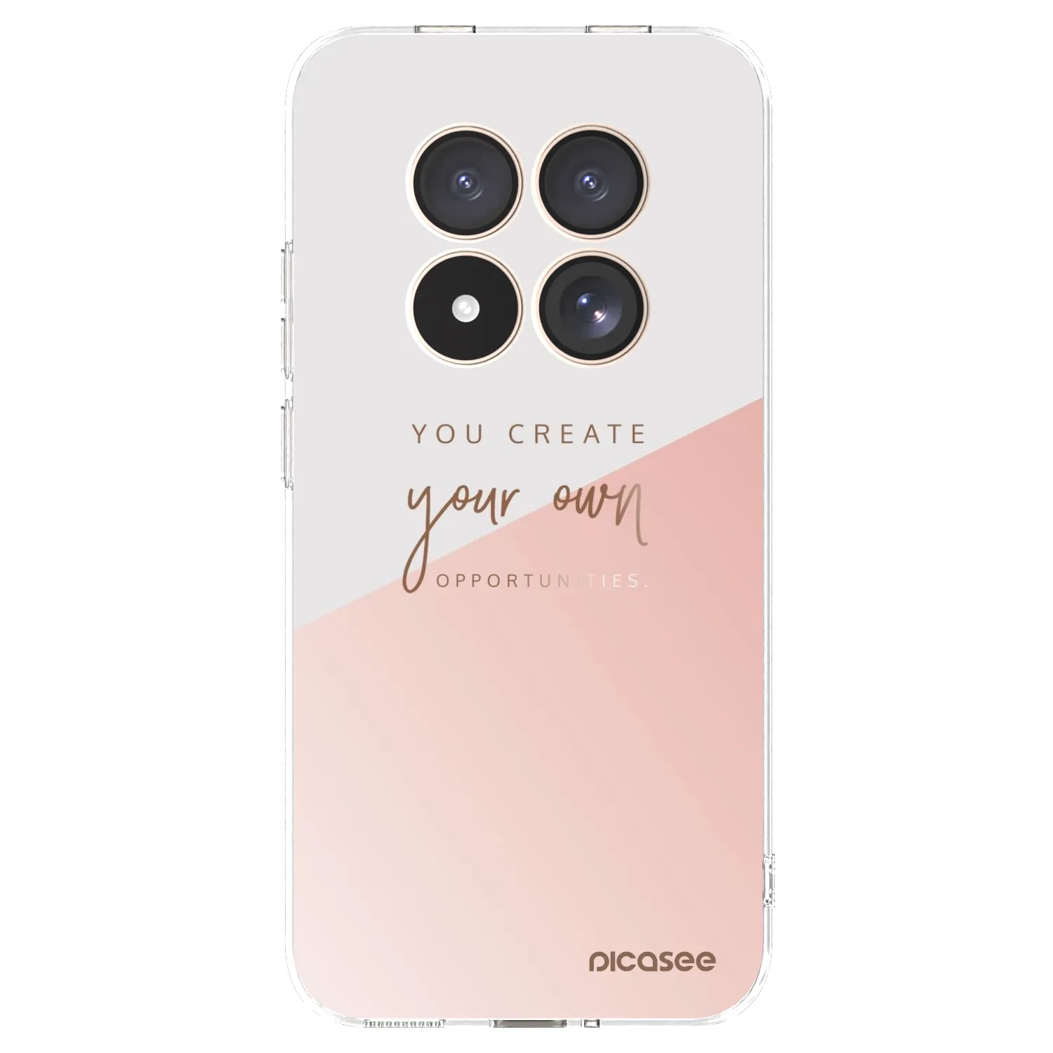 Picasee silikonski prozorni ovitek za Xiaomi Redmi Note 15 Pro 4G - You create your own opportunities