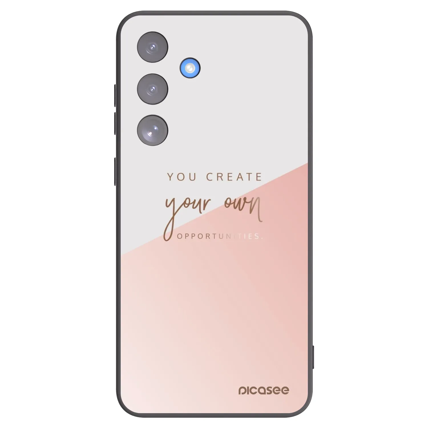 Picasee silikonski črni ovitek za Samsung Galaxy S25 FE 5G - You create your own opportunities