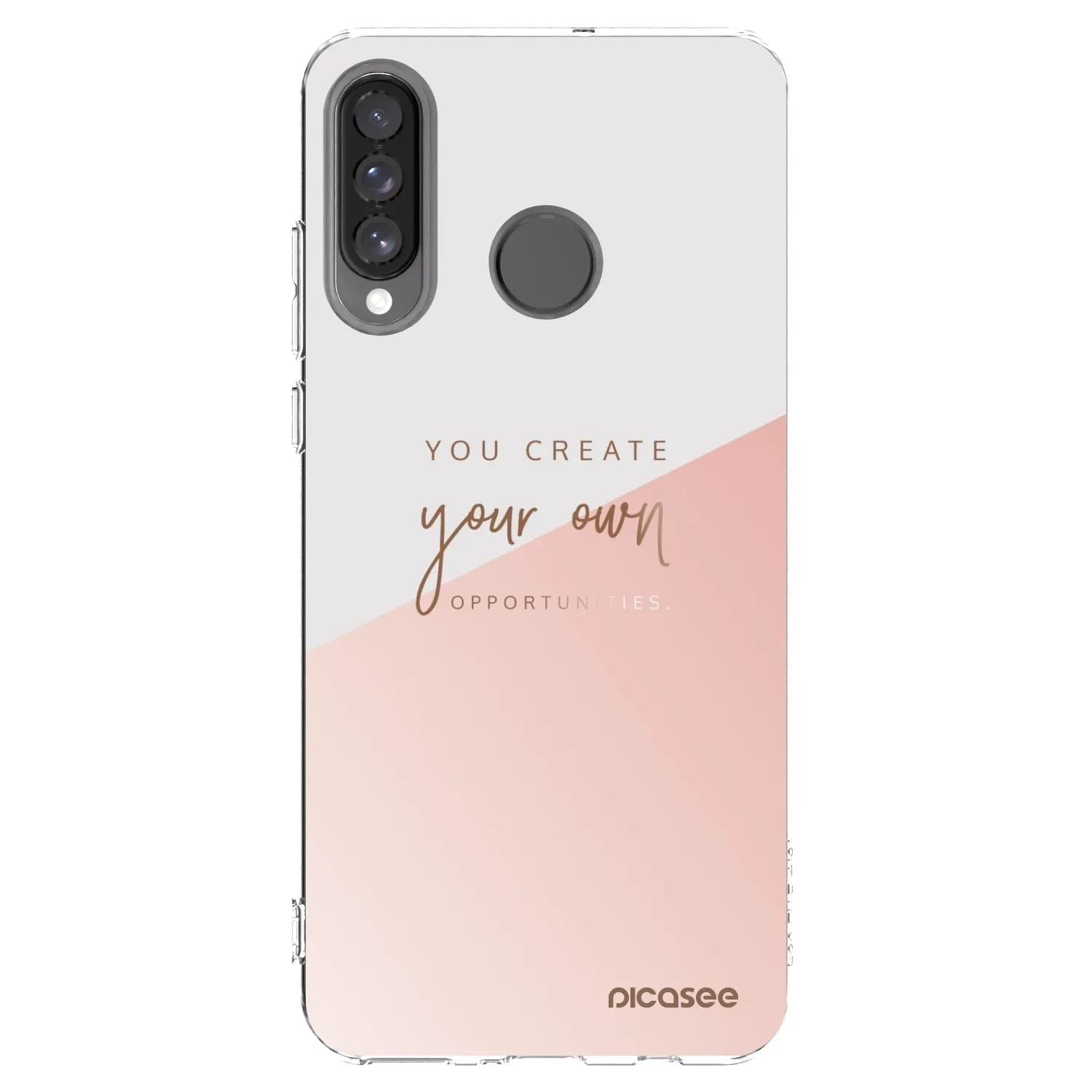 Picasee silikonski prozorni ovitek za Huawei P30 Lite - You create your own opportunities
