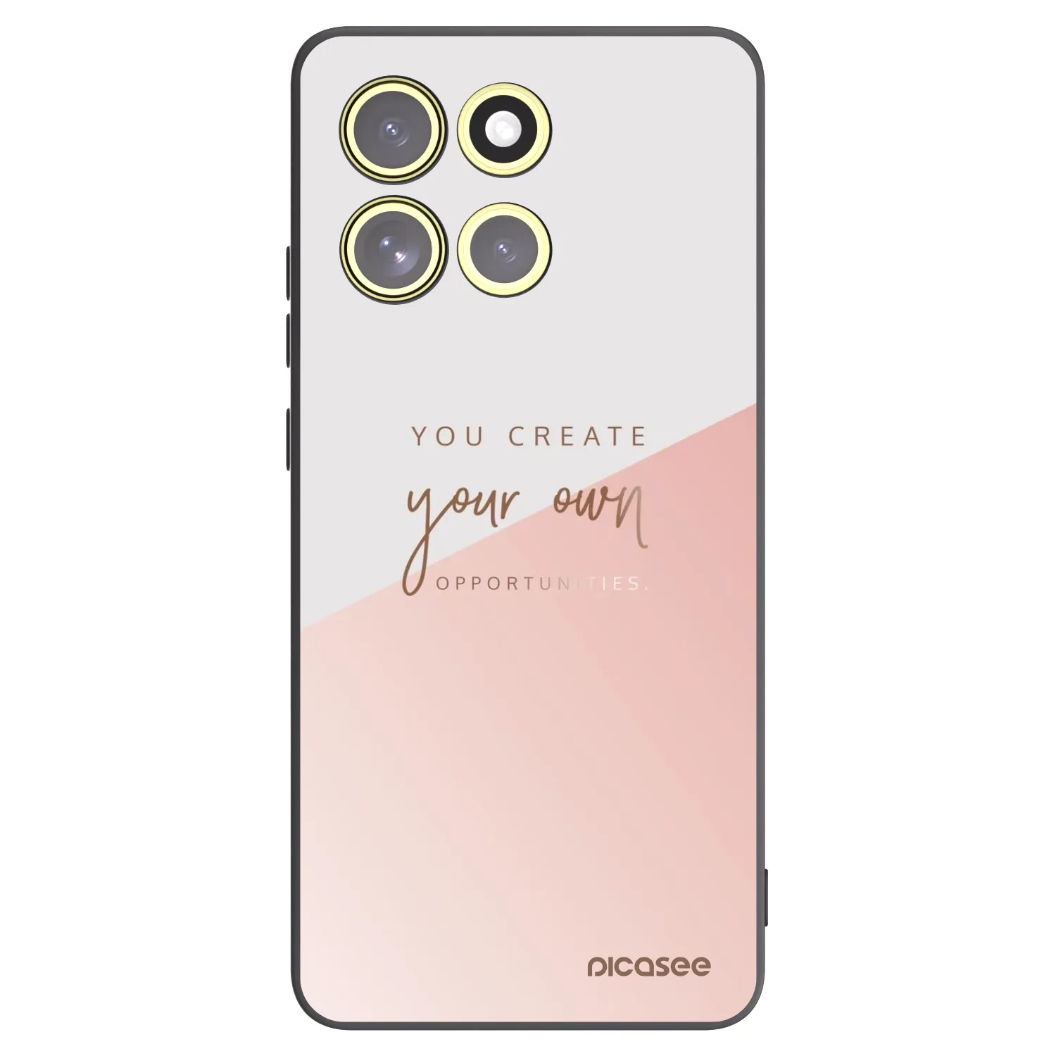 Picasee silikonski črni ovitek za Motorola Moto G86 Power 5G - You create your own opportunities