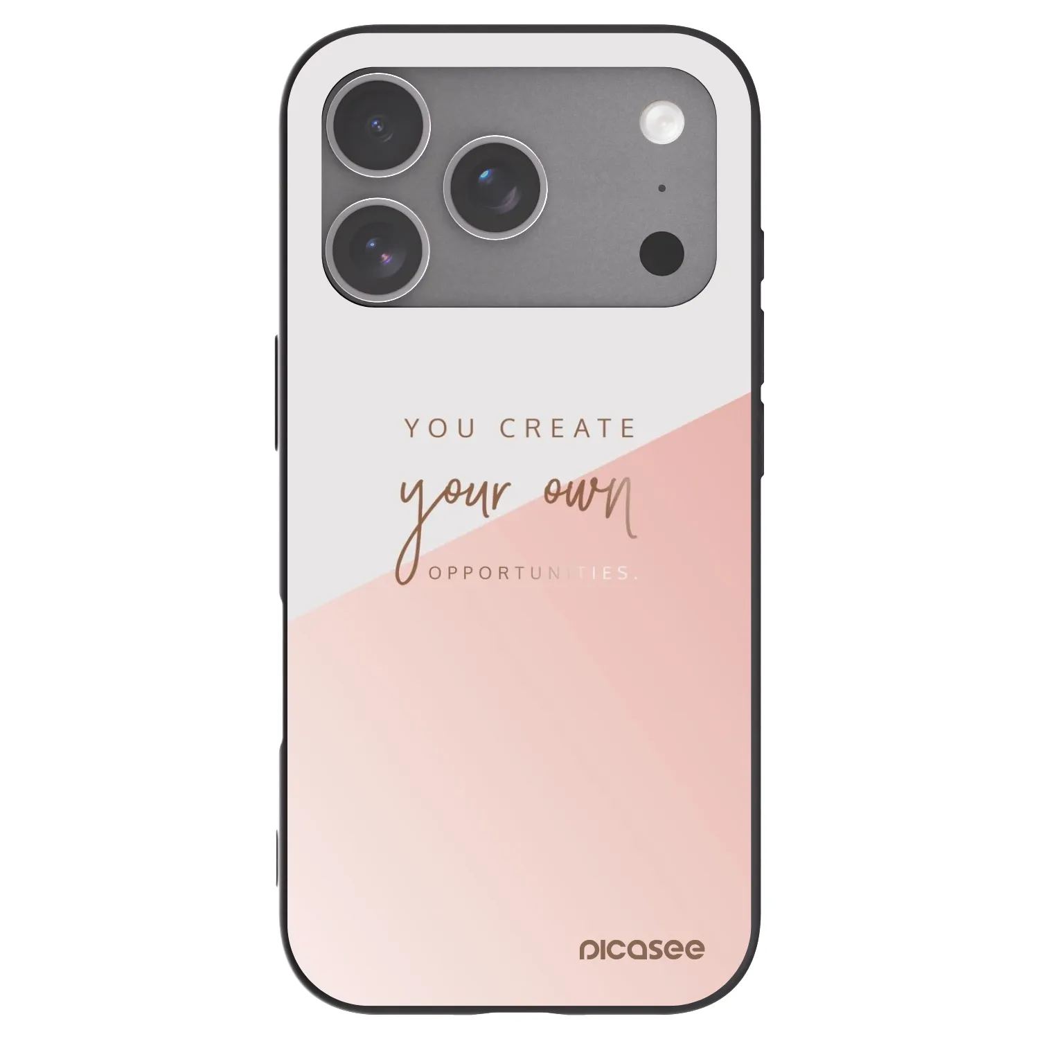 Picasee silikonski črni ovitek za Apple iPhone 18 Pro - You create your own opportunities