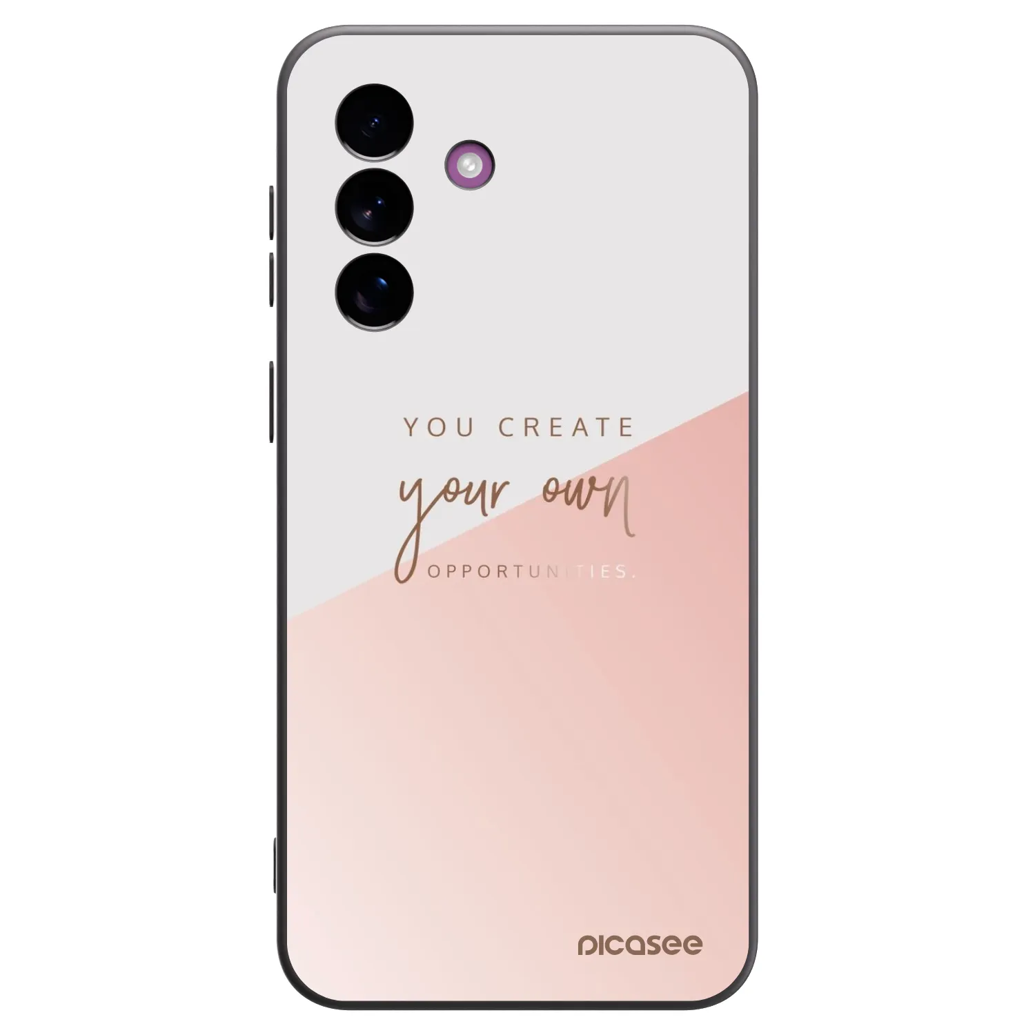Picasee silikonski črni ovitek za Samsung Galaxy A37 - You create your own opportunities