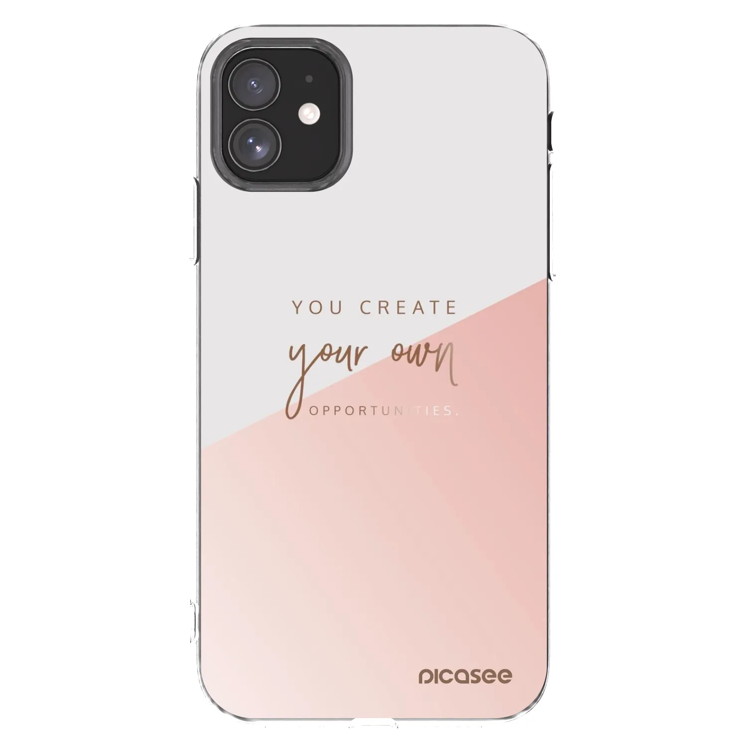 Picasee silikonski prozorni ovitek za Apple iPhone 11 - You create your own opportunities