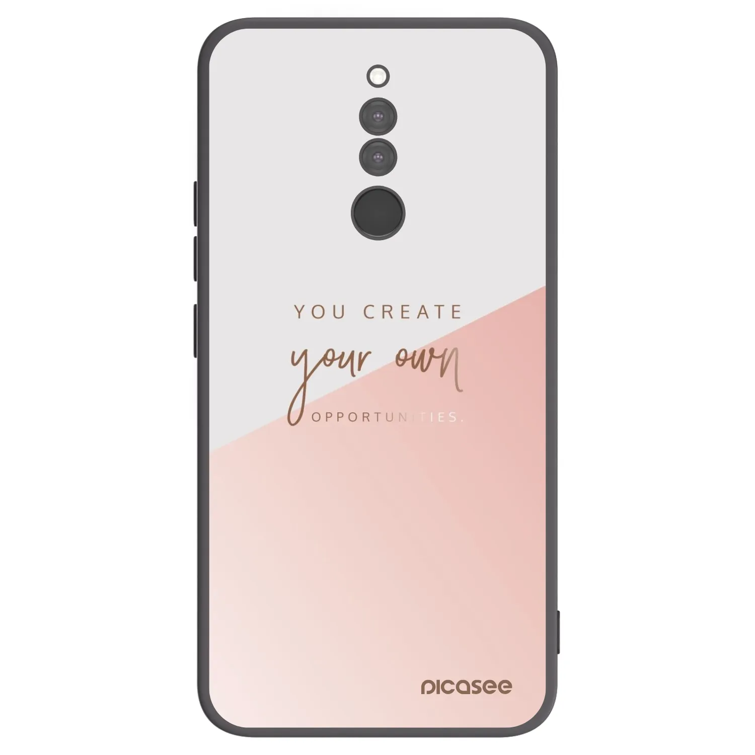 Picasee silikonski črni ovitek za Xiaomi Redmi 8 - You create your own opportunities