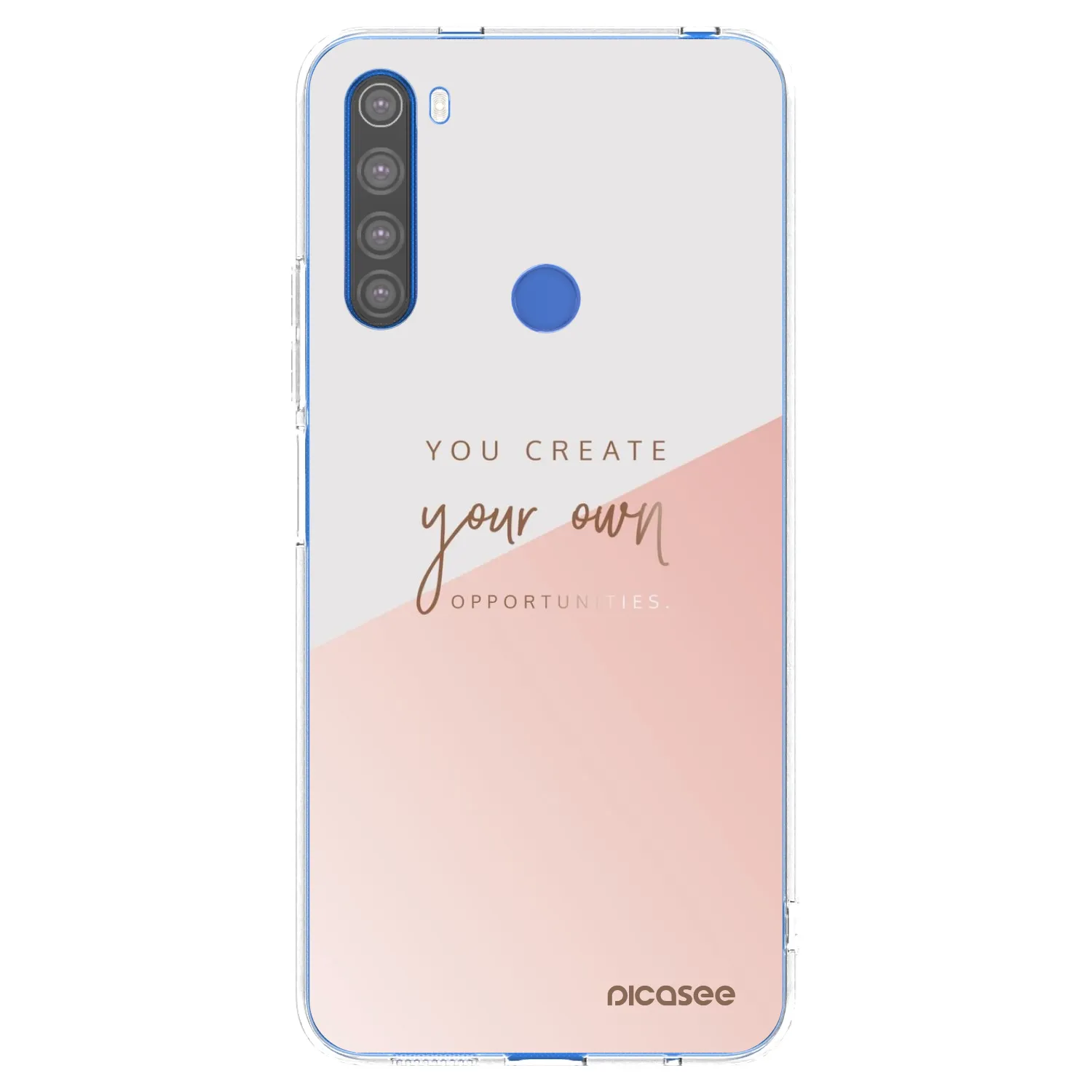 Picasee silikonski prozorni ovitek za Xiaomi Redmi Note 8T - You create your own opportunities
