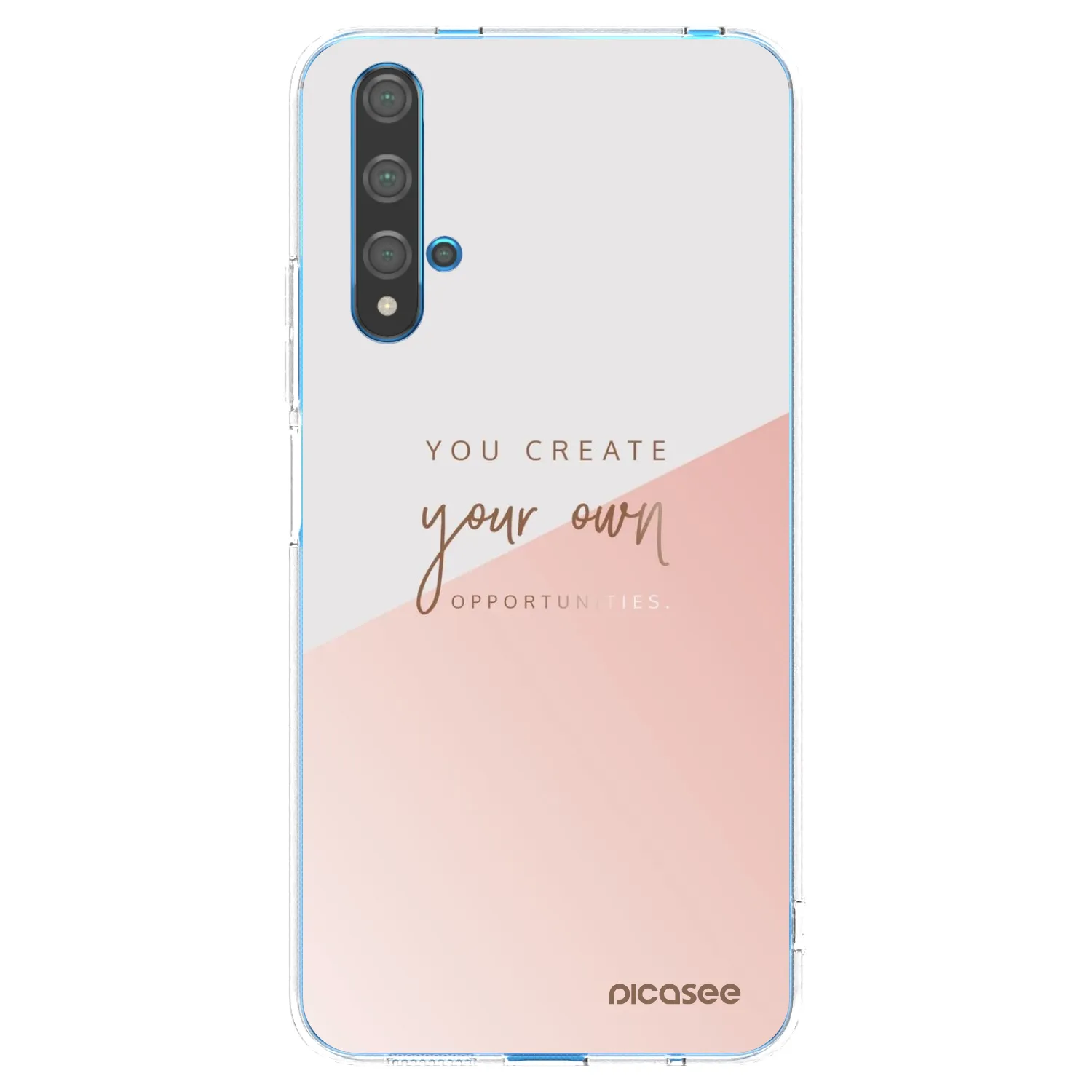 Picasee silikonski prozorni ovitek za Huawei Nova 5T - You create your own opportunities