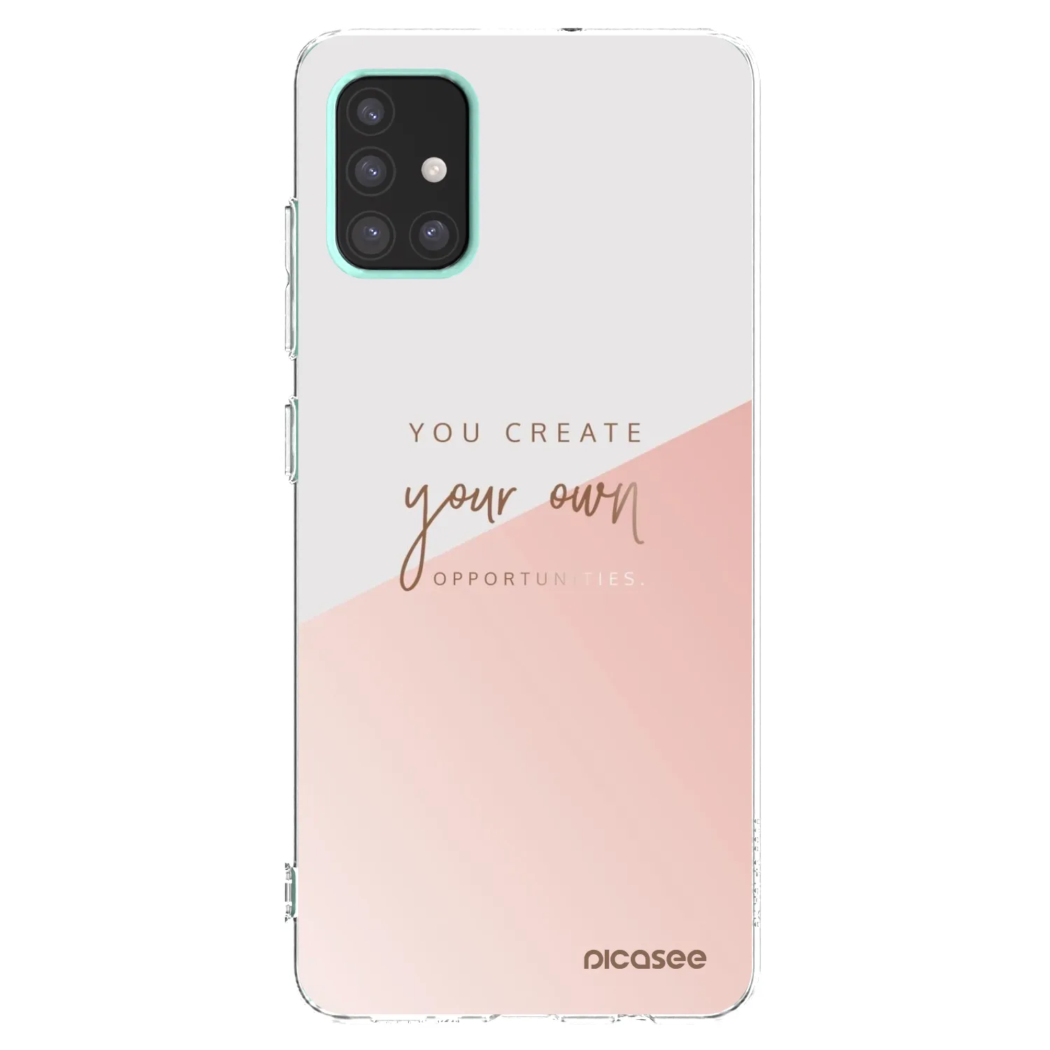 Picasee silikonski prozorni ovitek za Samsung Galaxy A51 A515F - You create your own opportunities