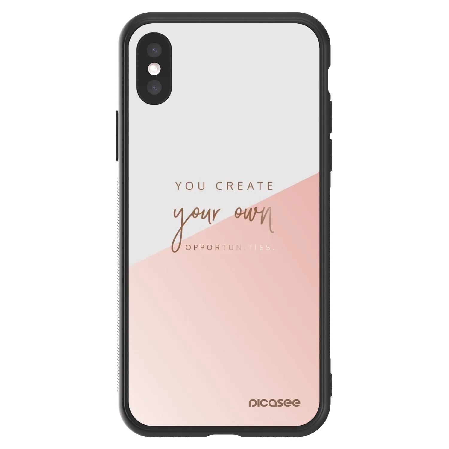Picasee ULTIMATE CASE za Apple iPhone X/XS - You create your own opportunities