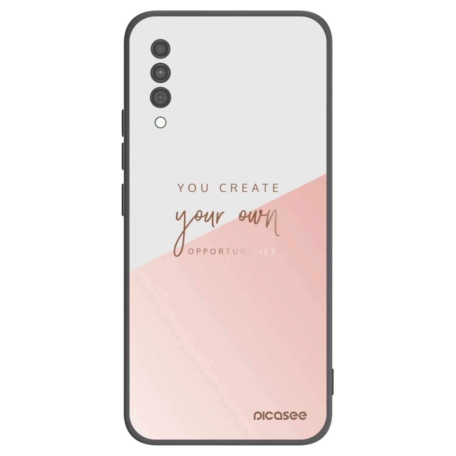 Picasee silikonski črni ovitek za Samsung Galaxy A30s A307F - You create your own opportunities