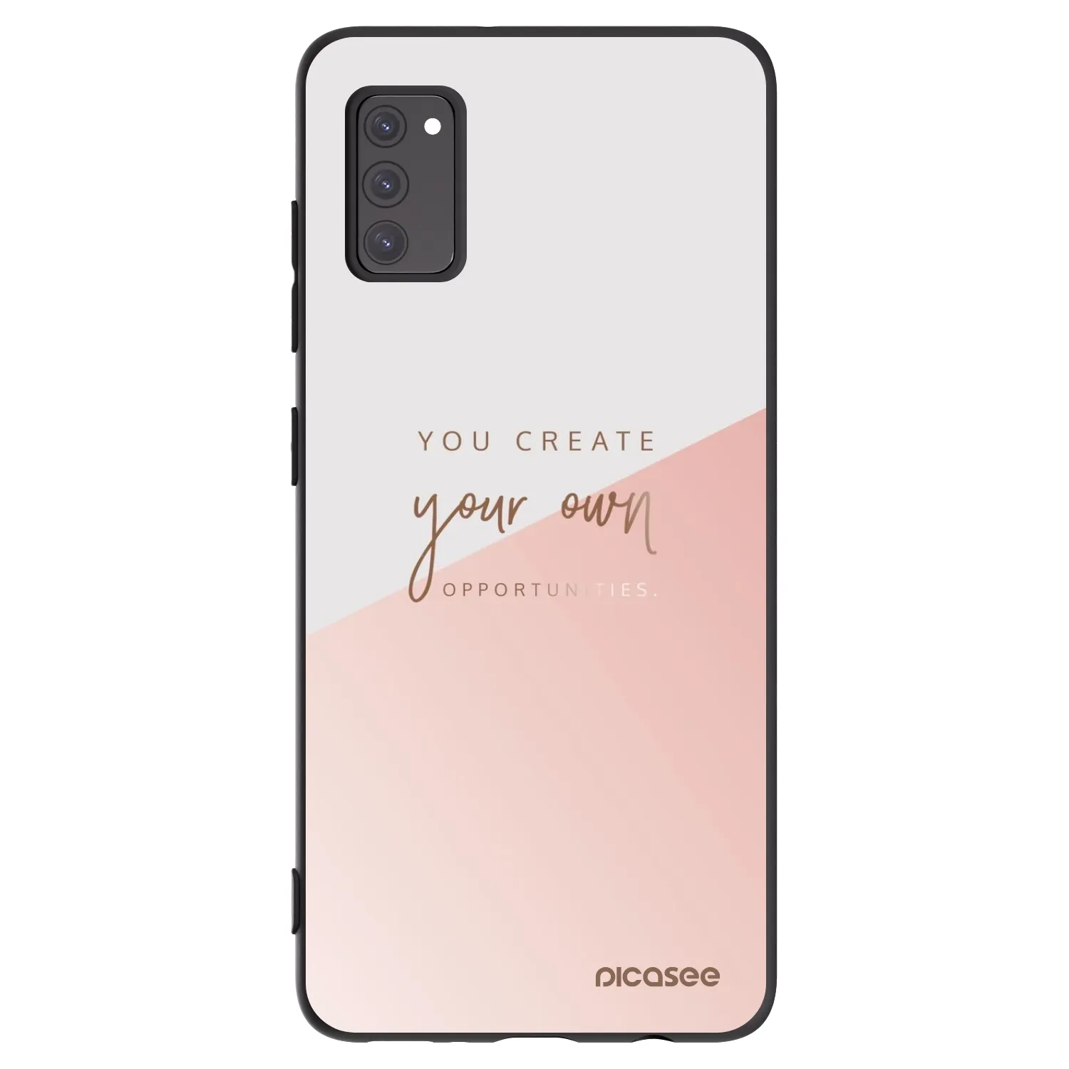 Picasee silikonski črni ovitek za Samsung Galaxy A41 A415F - You create your own opportunities