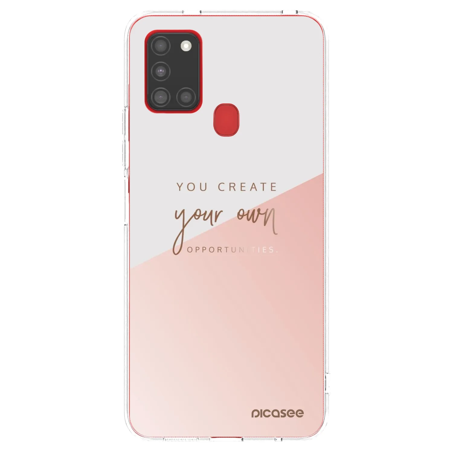 Picasee silikonski prozorni ovitek za Samsung Galaxy A21s - You create your own opportunities