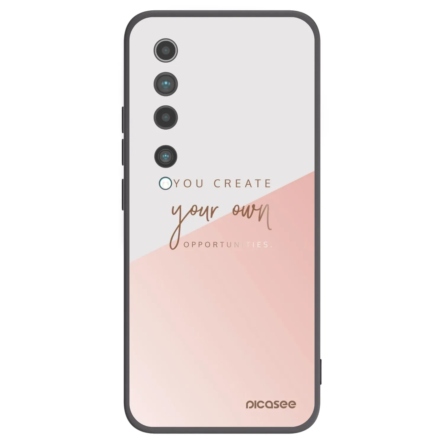 Picasee silikonski črni ovitek za Xiaomi Mi 10 - You create your own opportunities