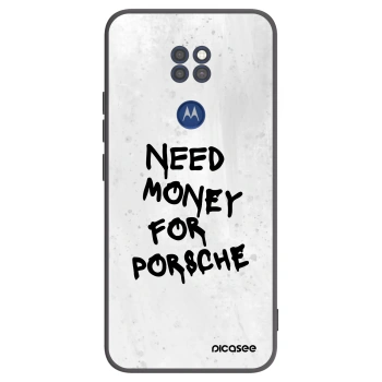 Ovitek za Motorola Moto G9 Play - White Dollar