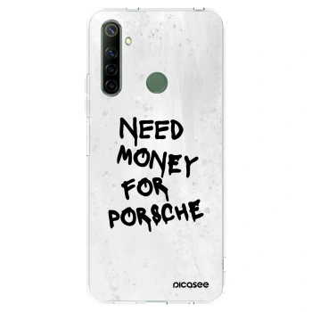 Picasee silikonski prozorni ovitek za Realme 6i - White Dollar