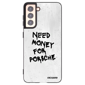 Picasee silikonski črni ovitek za Samsung Galaxy S21 5G G991B - White Dollar