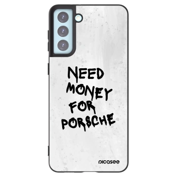 Picasee silikonski črni ovitek za Samsung Galaxy S21+ 5G G996F - White Dollar