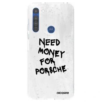Ovitek za Motorola Moto G8 - White Dollar