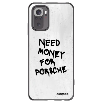 Picasee silikonski črni ovitek za Xiaomi Redmi Note 10 - White Dollar