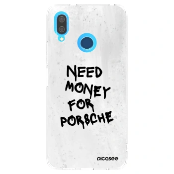 Picasee silikonski prozorni ovitek za Huawei P20 Lite - White Dollar