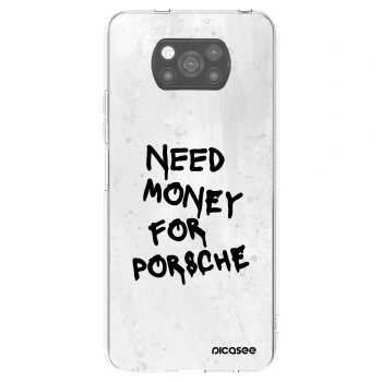 Picasee silikonski črni ovitek za Xiaomi Poco X3 Pro - White Dollar
