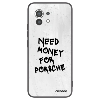 Picasee silikonski črni ovitek za Xiaomi Mi 11 - White Dollar