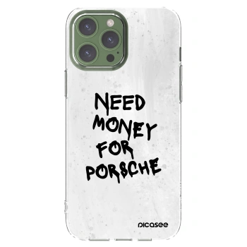 Picasee silikonski prozorni ovitek za Apple iPhone 13 Pro Max - White Dollar