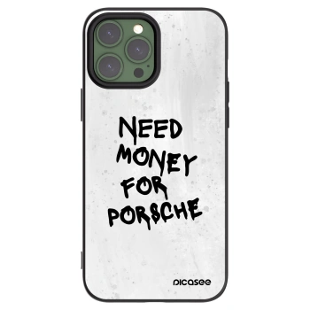 Picasee silikonski črni ovitek za Apple iPhone 13 Pro Max - White Dollar