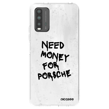 Picasee silikonski črni ovitek za Xiaomi Redmi 9T - White Dollar