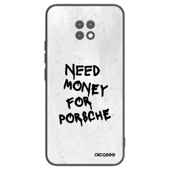 Picasee silikonski črni ovitek za Xiaomi Redmi Note 9T - White Dollar