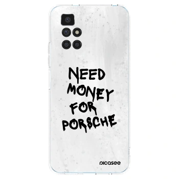 Picasee silikonski prozorni ovitek za Xiaomi Redmi 10 - White Dollar