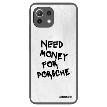 Picasee silikonski črni ovitek za Xiaomi 11 Lite 5G NE - White Dollar