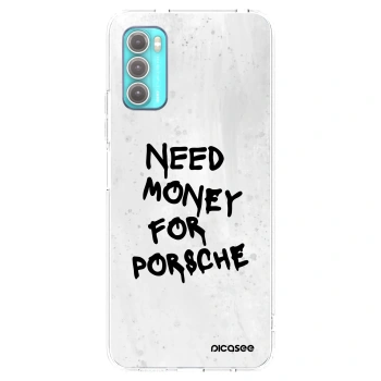 Picasee silikonski prozorni ovitek za Motorola Moto G60 - White Dollar