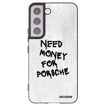 Picasee silikonski črni ovitek za Samsung Galaxy S22 5G - White Dollar