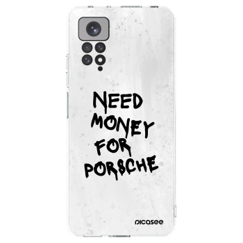Picasee silikonski prozorni ovitek za Xiaomi Redmi Note 11 - White Dollar