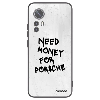 Picasee silikonski črni ovitek za Xiaomi 12 - White Dollar
