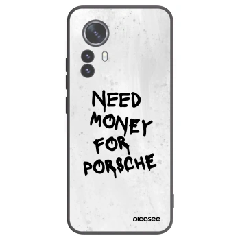 Picasee silikonski črni ovitek za Xiaomi 12 Pro - White Dollar