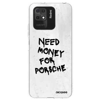 Picasee silikonski prozorni ovitek za Xiaomi Redmi 10C - White Dollar