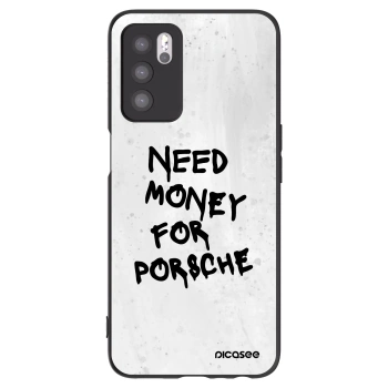 Picasee silikonski črni ovitek za OPPO A16s - White Dollar