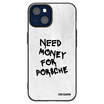 Picasee silikonski črni ovitek za Apple iPhone 14 - White Dollar