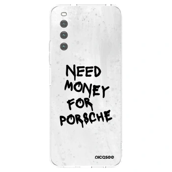 Picasee silikonski prozorni ovitek za Sony Xperia 10 IV 5G - White Dollar