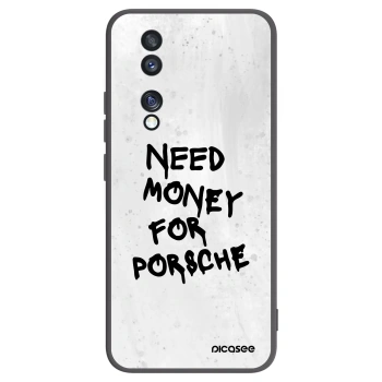 Picasee silikonski črni ovitek za Honor 70 - White Dollar