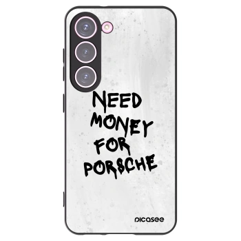 Picasee silikonski črni ovitek za Samsung Galaxy S23 5G - White Dollar