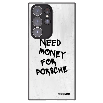 Picasee silikonski črni ovitek za Samsung Galaxy S23 Ultra 5G - White Dollar