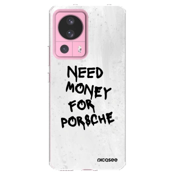 Picasee silikonski prozorni ovitek za Xiaomi 13 Lite - White Dollar