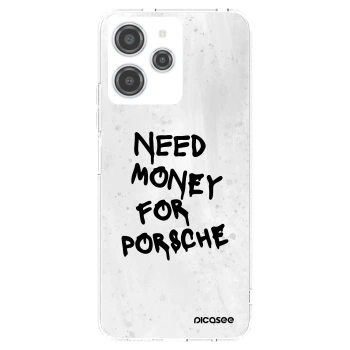 Picasee silikonski prozorni ovitek za Xiaomi Redmi 12 4G - White Dollar