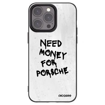 Picasee silikonski črni ovitek za Apple iPhone 15 Pro Max - White Dollar